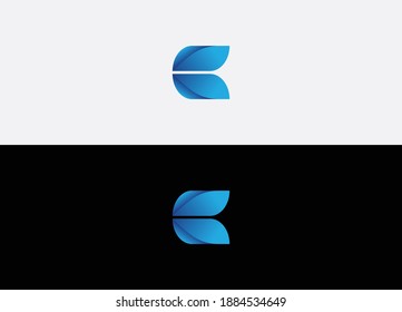Abstract c logo design template