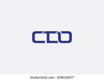  Abstract c o d letter marks minimalist logo design 