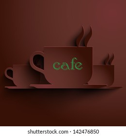 Abstract Cafe Paper Graphics