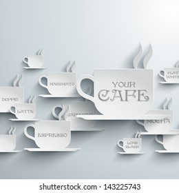 Abstract Cafe Paper Graphics