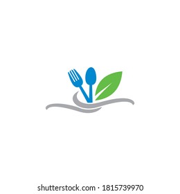 Abstraktes Café Vector, Lebensmittellogo