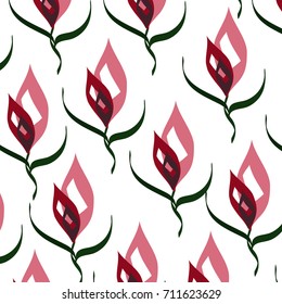 Abstract callas lilies flowers, background