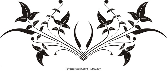 abstract calligraphy decorative