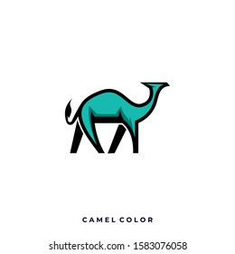 Abstract Camel Illustration Vector Template. Suitable for Creative Industry, Multimedia, entertainment, Educations, Shop, and any related business