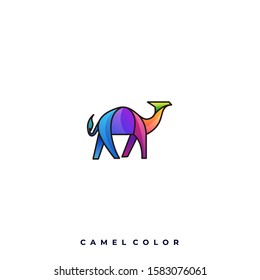 Abstract Camel Illustration Vector Template. Suitable for Creative Industry, Multimedia, entertainment, Educations, Shop, and any related business