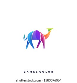 Abstract Camel Illustration Vector Template. Suitable for Creative Industry, Multimedia, entertainment, Educations, Shop, and any related business