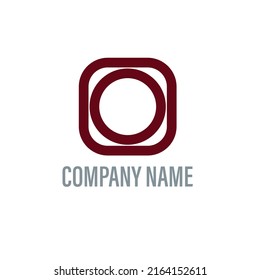 Abstract Camera Geometric Business Logo Concept Vector. Abstract Simple Logo Template. Vector illustration.