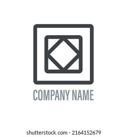 Abstract Camera Geometric Business Logo Concept Vector. Abstract Simple Logo Template. Vector illustration.