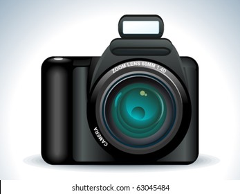 abstract camera icon vector illustration