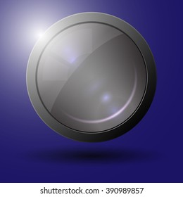 Abstract camera lens. Vector illustration