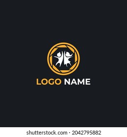Logo der abstrakten Kamera kreativ 2021-2022