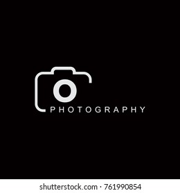 Abstract Camera Logo with O Initial