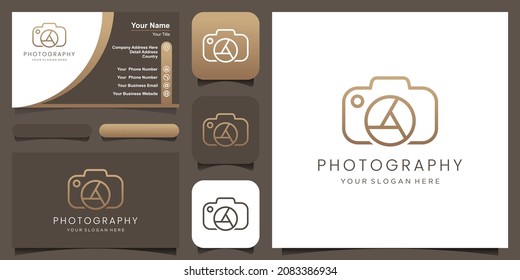 Abstract camera logo.Camera icon design silhouette in vector format