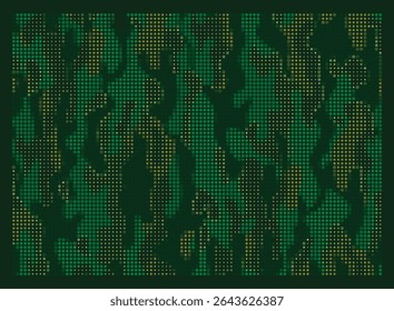 Fundo de meio-tom Camo abstrato