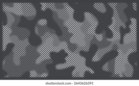 Fundo de meio-tom Camo abstrato