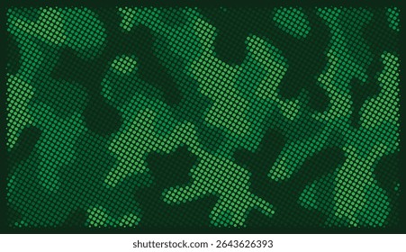 Fundo de meio-tom Camo abstrato