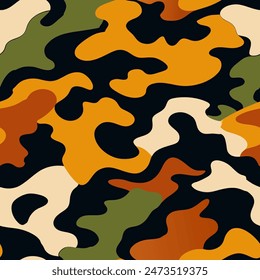 abstract camo stripe army fatigue