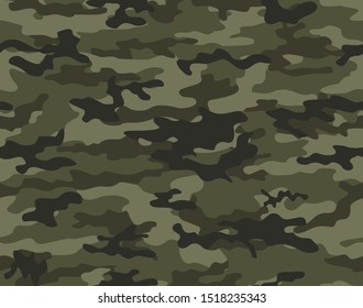 
Abstract camouflage army seamless vector pattern for printing clothes, fabrics, paper. New design. Modern.