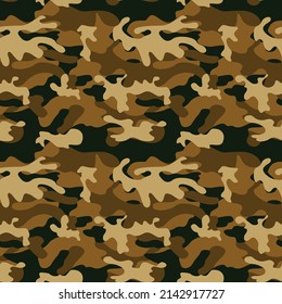 
Abstract camouflage, army uniform, street print, seamless fashion design for textile.