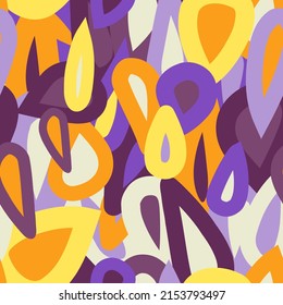 Resumen del fondo de camuflaje. Patrón transparente de gotas de lluvia creativas. El agua cae sobre papel tapiz. Diseño para tela, impresión textil, envoltura, cubierta. Ilustración del vector