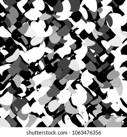 Abstract camouflage background. Organic shapes. Multicolor Graphics. Bright Vector texture for textile, swimwear, paper packaging, covers, decoration. 

