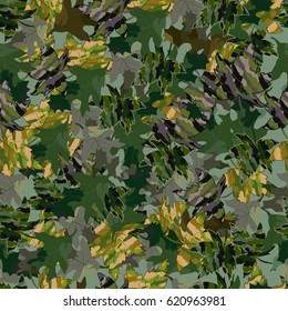 Abstract camouflage background seamless background