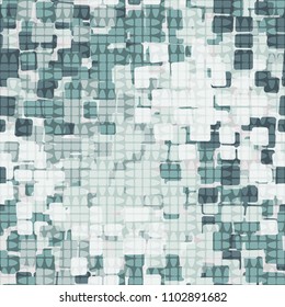 The abstract camouflage is covered with a network of abstract figures. Seamless texture.