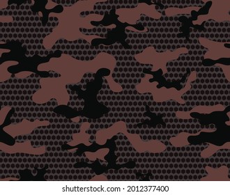 Abstract camouflage digital modern background, stylish design.