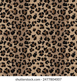 Abstract camouflage Leopard animal skin texture seamless pattern