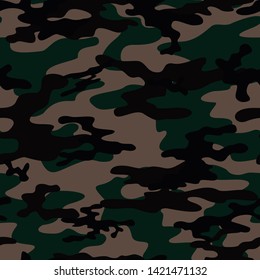 
abstract camouflage military pattern seamless vector