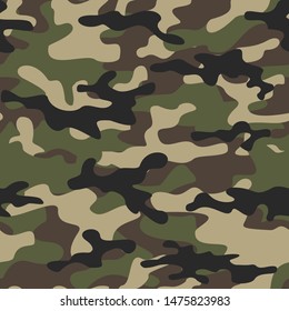 abstract camouflage military pattern seamless vector modern