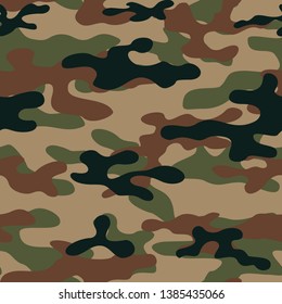 
abstract camouflage military seamless vector pattern for wallpaper and clothing