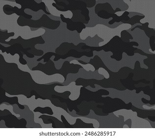 
abstract camouflage modern gray pattern, vector illustration