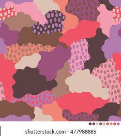 Abstract camouflage pattern background