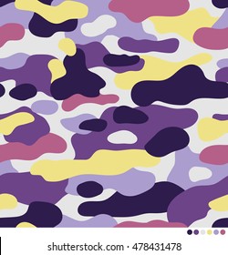 Abstract camouflage pattern background