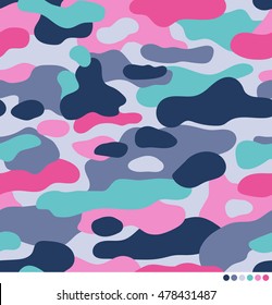 Abstract camouflage pattern background