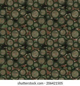 Abstract camouflage pattern background. Seamless