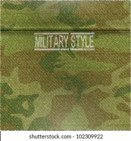 abstract camouflage pattern background - vector illustration