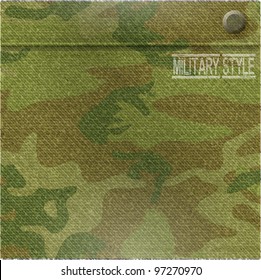 abstract camouflage pattern background - vector illustration