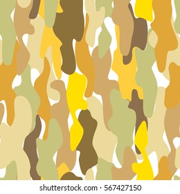 Abstract camouflage pattern colorful background vintage color. Seamless pattern Floral disguise background.