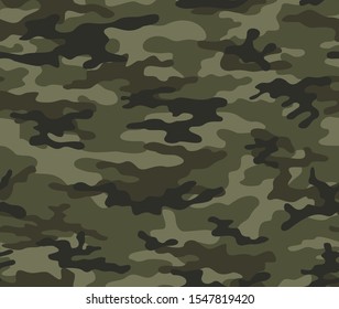 Abstract camouflage pattern for print seamless vector. Modern.