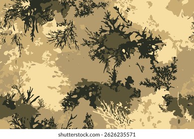 Abstract camouflage pattern. Seamless pattern. Hunting camouflage. Digital camo background. Vector desert pixel camouflage design.