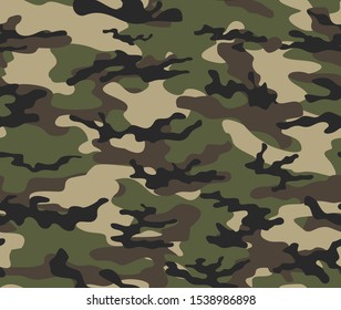 
Abstract camouflage pattern. Seamless vector print. Stylish design.