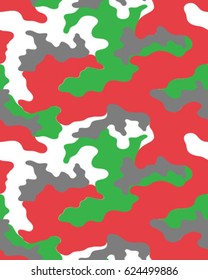 Abstract camouflage pattern. Seamless vector wallpaper.Colorful background. Unique  clothing style. Vector illustration. Military print. 