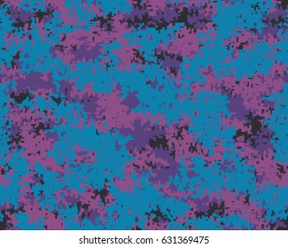 Abstract camouflage pattern. Seamless vector wallpaper.Colorful background. Unique clothing style. Vector illustration. Military print