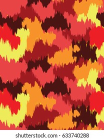 Abstract camouflage pattern. Seamless vector wallpaper.Colorful background. Unique clothing style. Vector illustration. Military print.