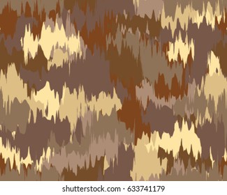 Abstract camouflage pattern. Seamless vector wallpaper.Colorful background. Unique clothing style. Vector illustration. Military print.