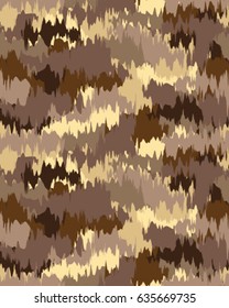 Abstract camouflage pattern. Seamless vector wallpaper.Colorful background. Unique clothing style. Vector illustration. Military print.