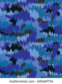 Abstract camouflage pattern. Seamless vector wallpaper.Colorful background. Unique clothing style. Vector illustration. Military print.