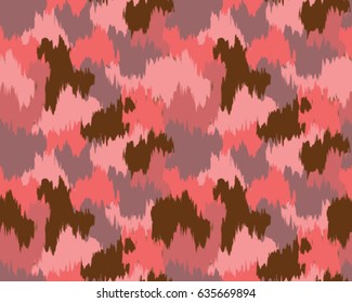 Abstract camouflage pattern. Seamless vector wallpaper.Colorful background. Unique clothing style. Vector illustration. Military print.